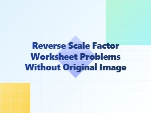 Analyzing Reverse Scale Factor Problems Without Original Images