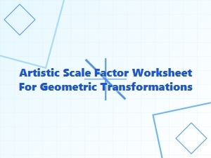 Exploring Geometric Transformations with Artistic Scale Factor